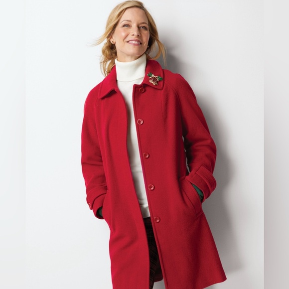 NWOT Appleseed's Balmacaan coat - Picture 1 of 6